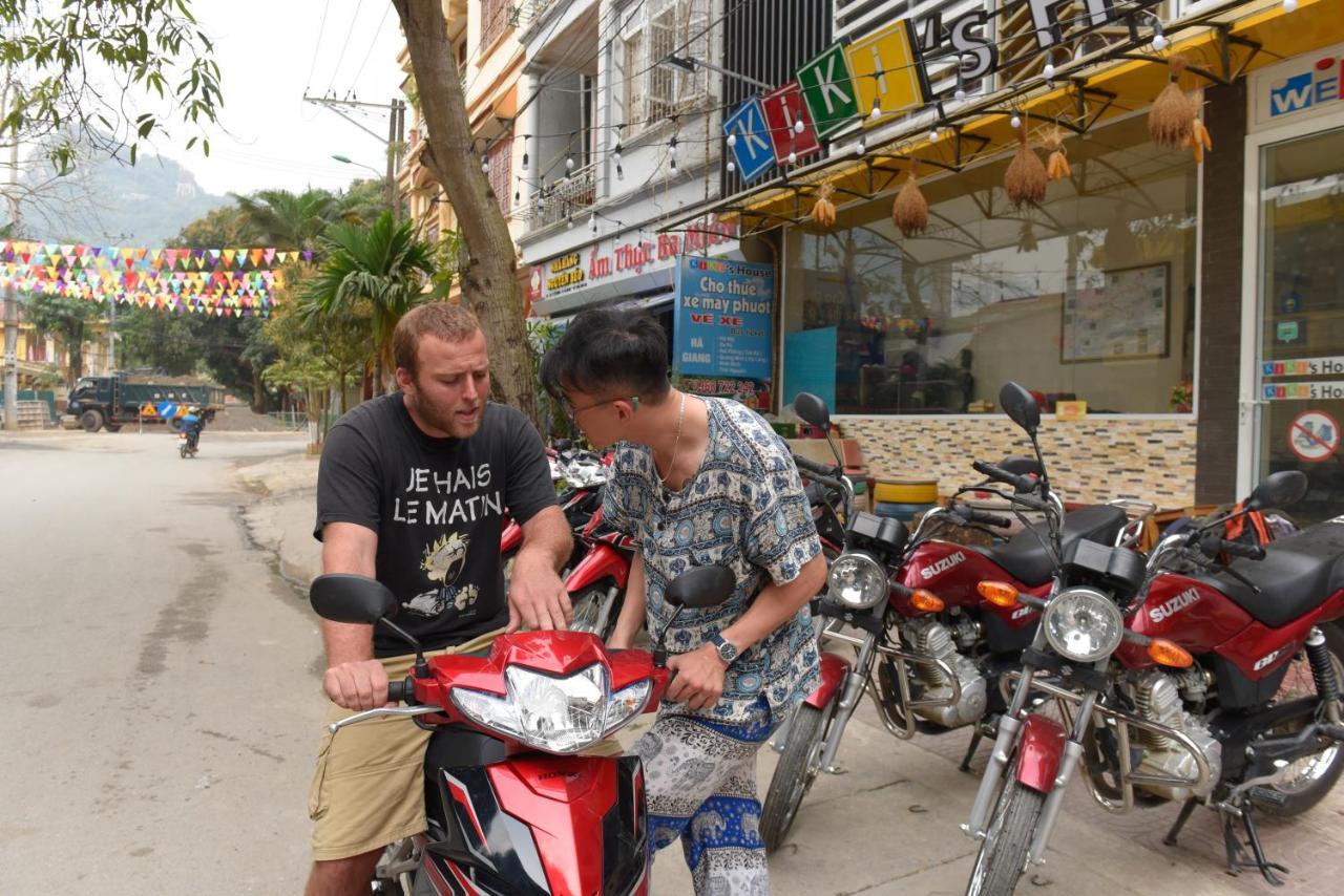 Kiki'S House And Motorbike For Rent Vandrarhem Ha Giang Exteriör bild